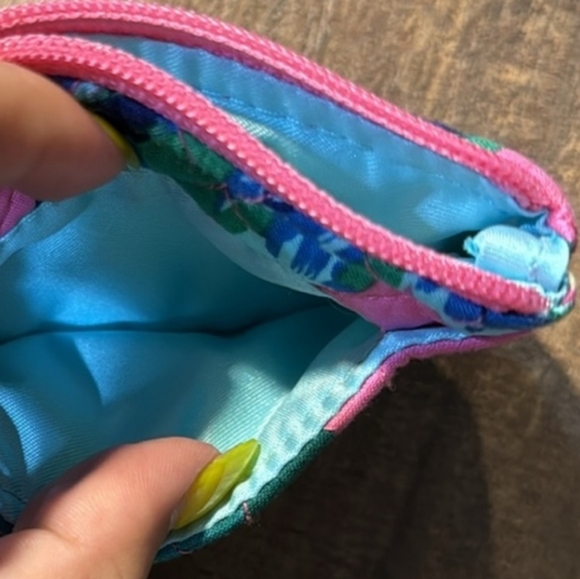 Vera Bradley Tropical Paradise Coin Case Coin Purse in EXCELLENT USED CONDITION - Picture 3 of 4
